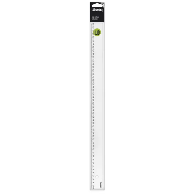 Safe Tool Règle plate cristal 50 cm scolaire
