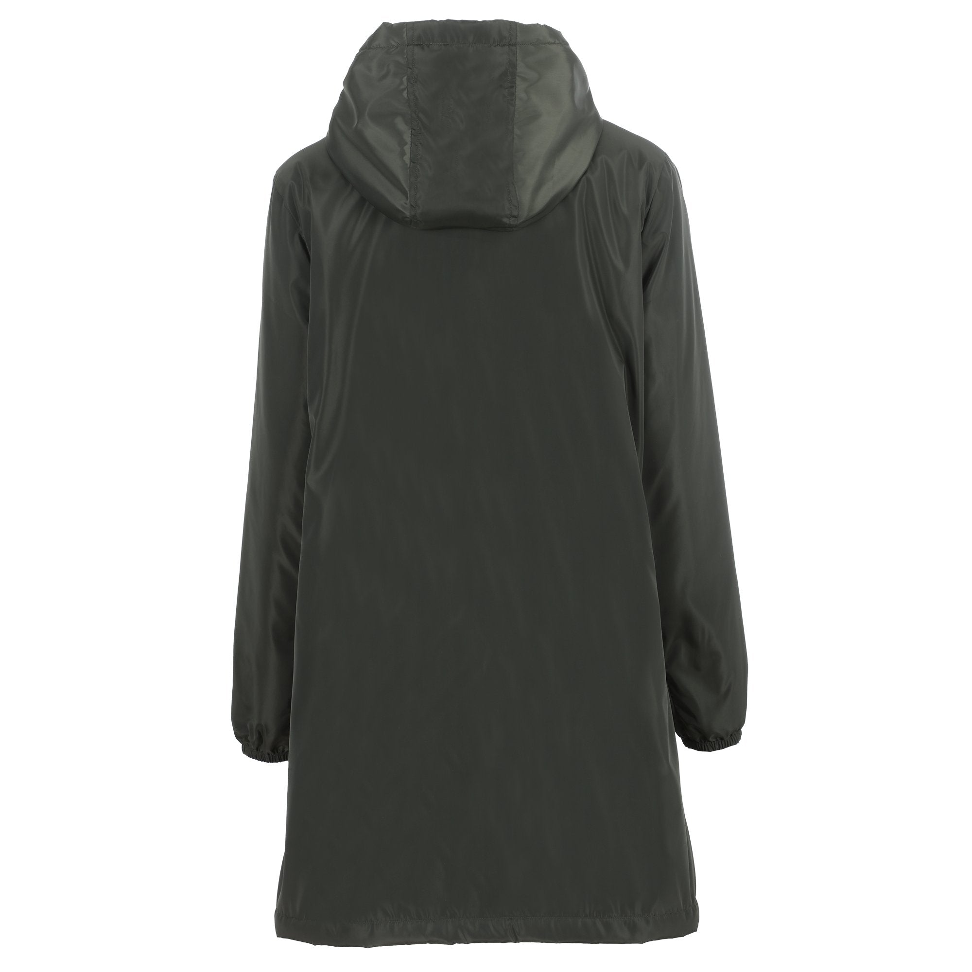 Stokomani Mode coupe-vent long kaki capuche T2
