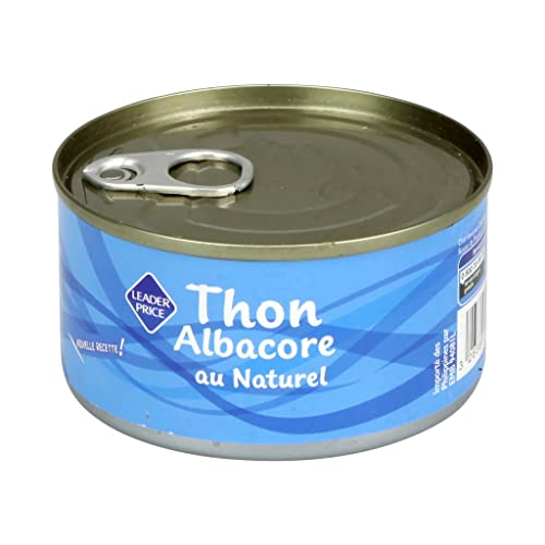 Leader Price Thon albacore au naturel conserve 140g
