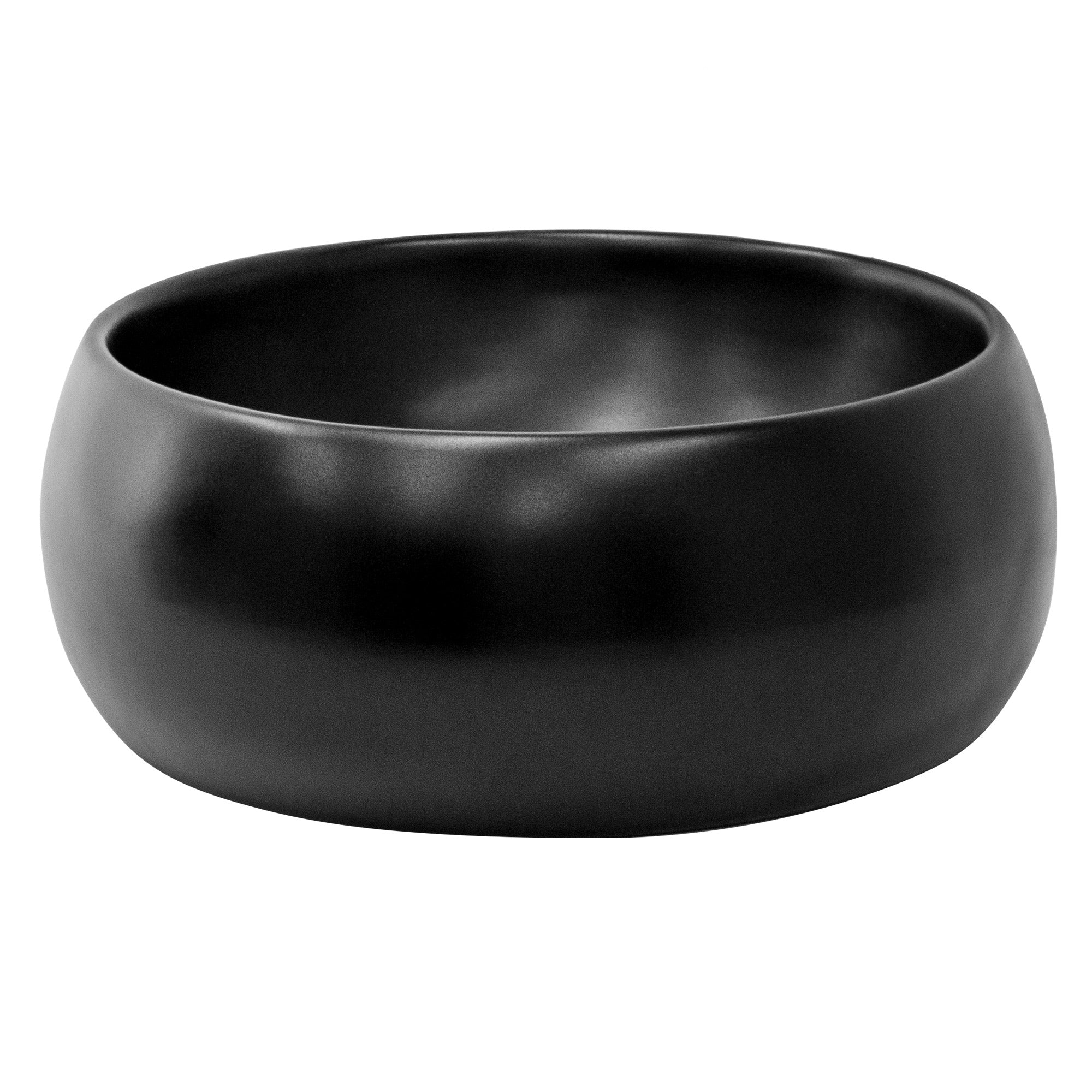 ECD Germany ML-Design vasque à poser 40x15,5cm noir mat céramique