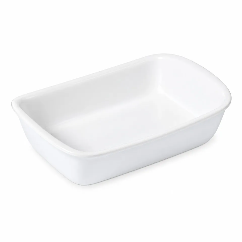 Pyrex Supreme Plat four céramique blanc 30x20 cm rectangulaire