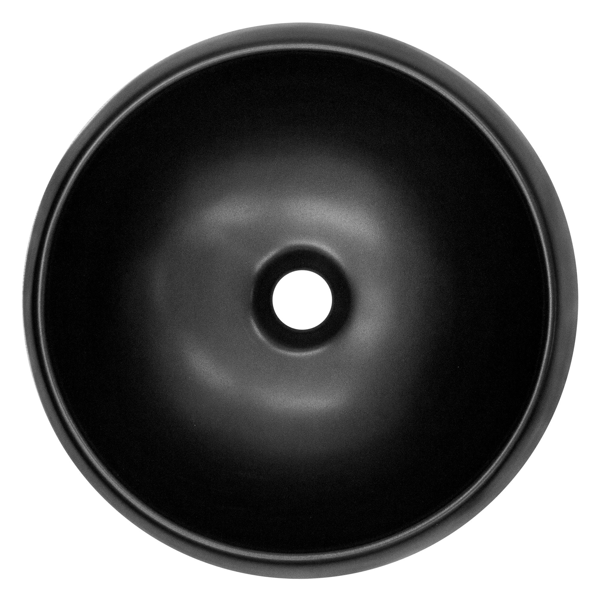 ECD Germany Sanitär Vasque à poser noire 40x15,5 cm céramique