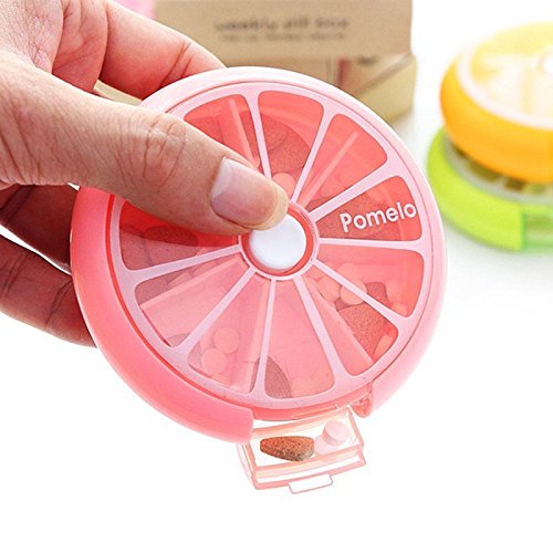 Shop-Story pilulier hebdomadaire pamplemousse rose 7 jours