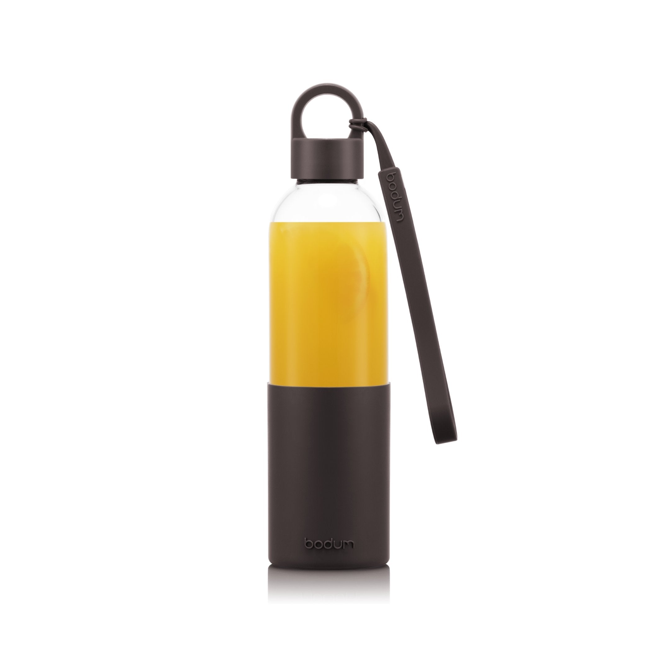 Bodum gourde verre 0.5L noir manchon silicone