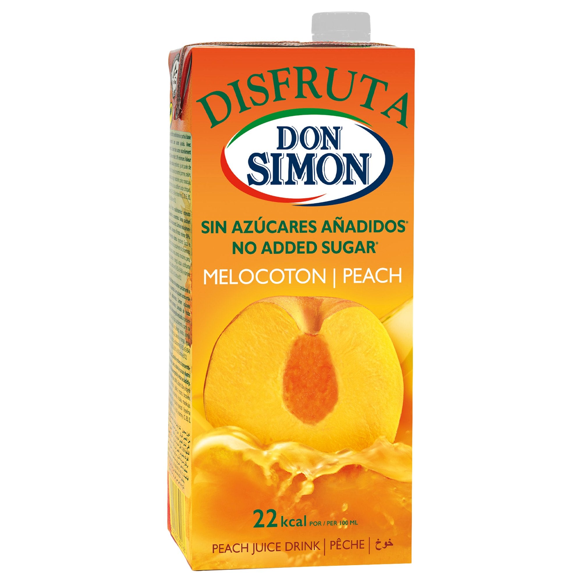 Jus de pêche 1L boisson fruit brique