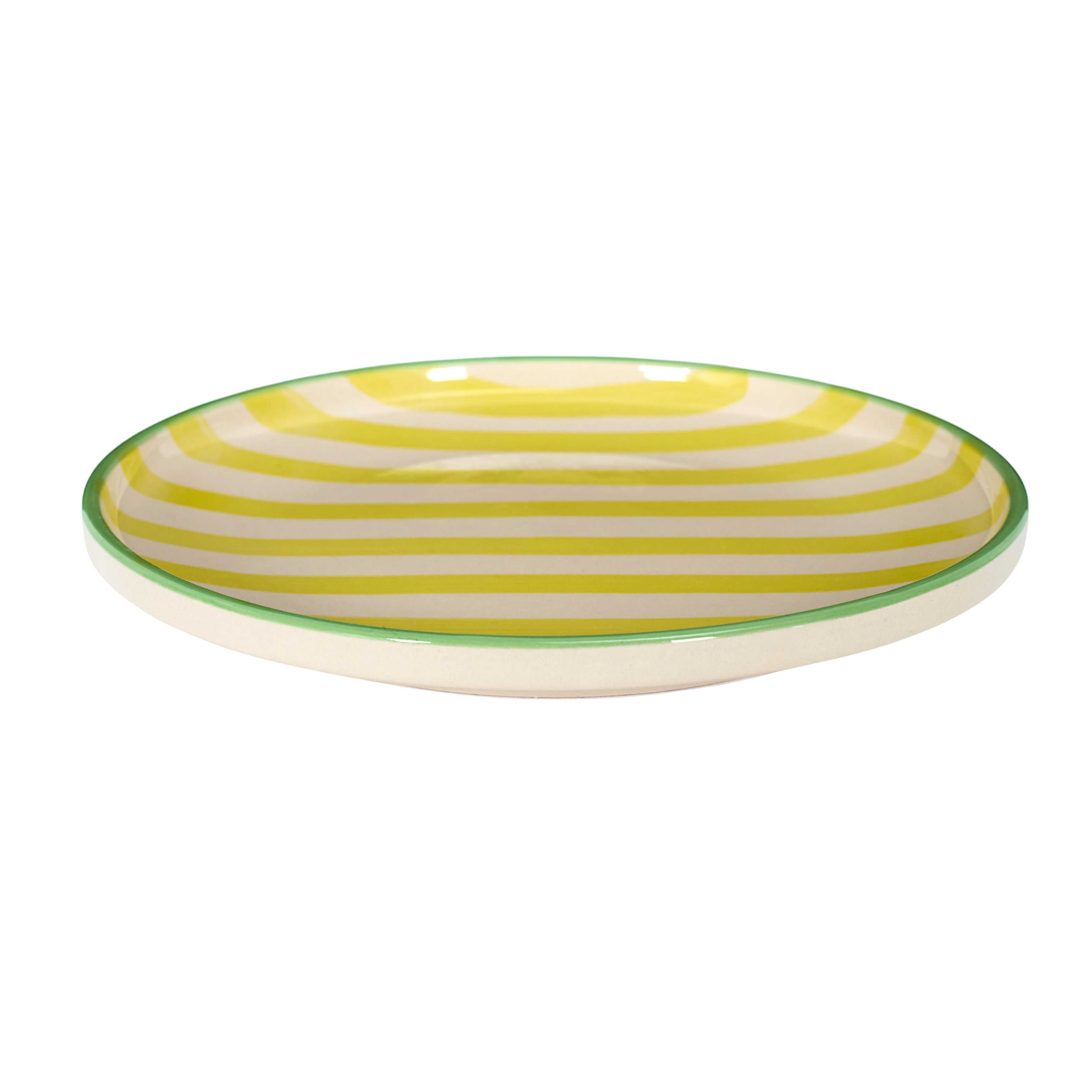 Stokomani Dolce Vita assiette plate peinte 20 cm décorative