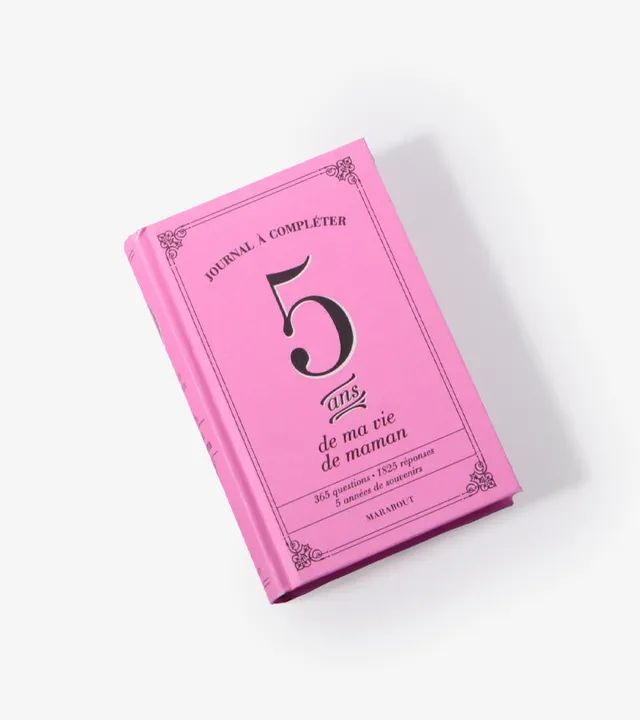5 Ans de Ma Vie de Maman journal à compléter