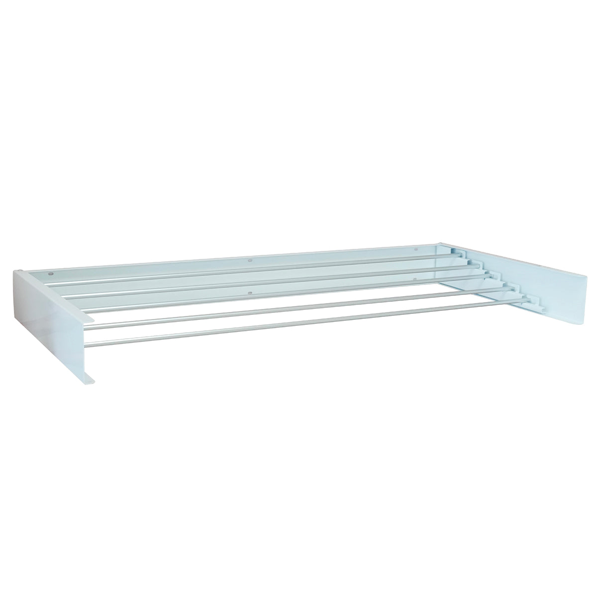 Red Deco Cobra étendoir mural pliable 100cm blanc alu