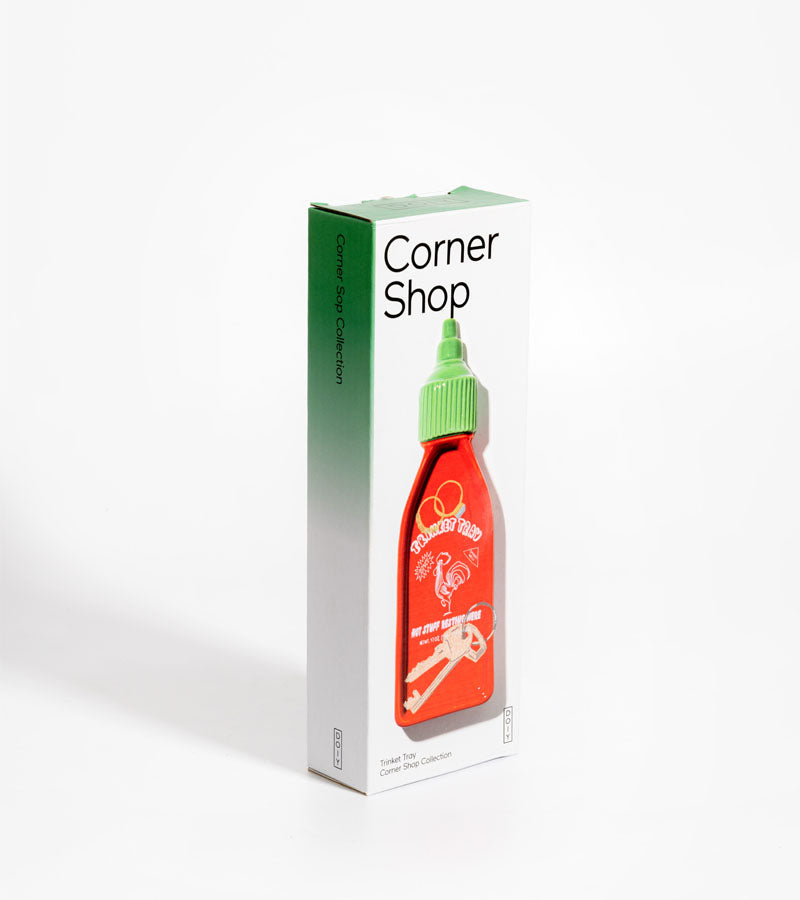 Sriracha vide-poche coupelle clés forme bouteille piment