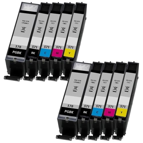 Shop-Story High-Tech 570/571XL cartouche encre compatible Canon lot 10