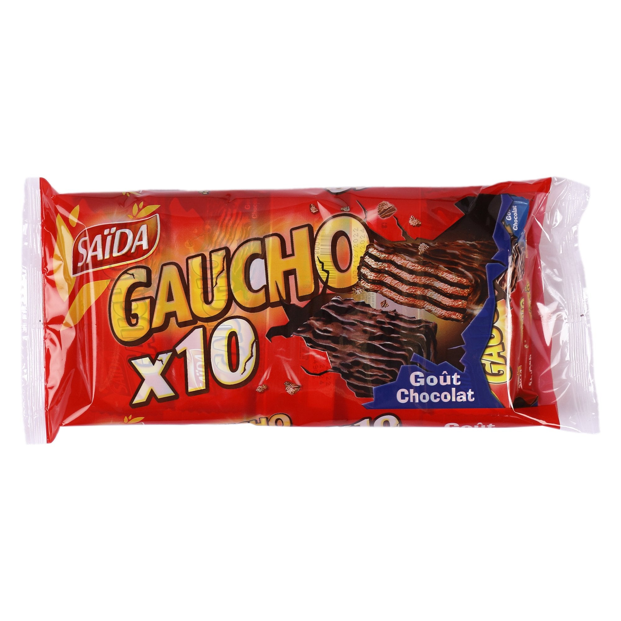 Stokomani Épicerie 10 barres chocolatée Gaucho goûter