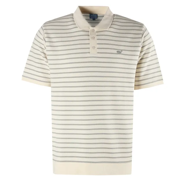 Stokomani Mode polo à rayures beige taille M homme