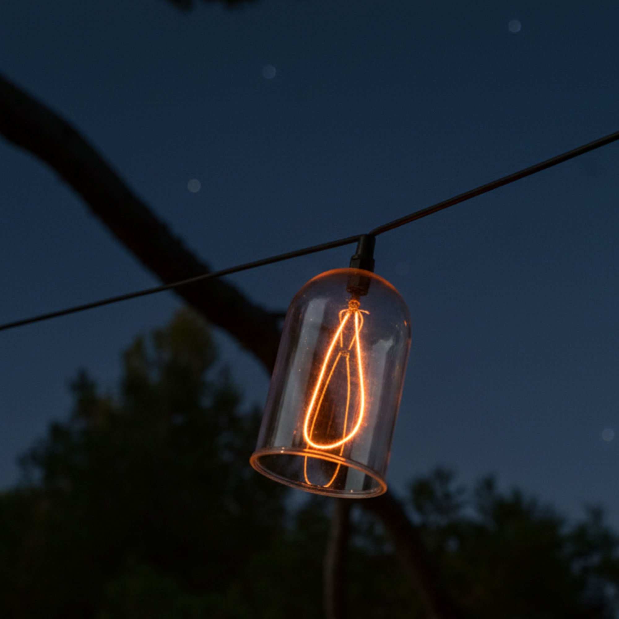 Red Deco Glow Light guirlande lumineuse 15m 8 cloches raccordable