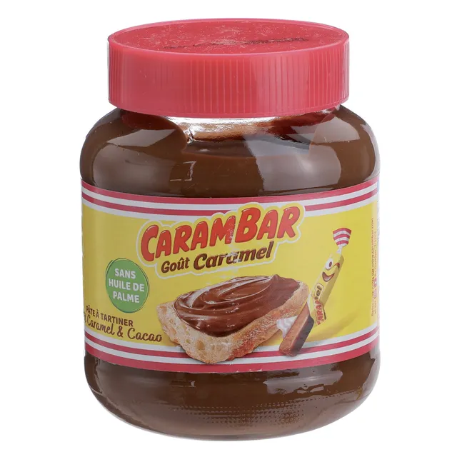 Stokomani Épicerie Pâte à tartiner goût carambar pot