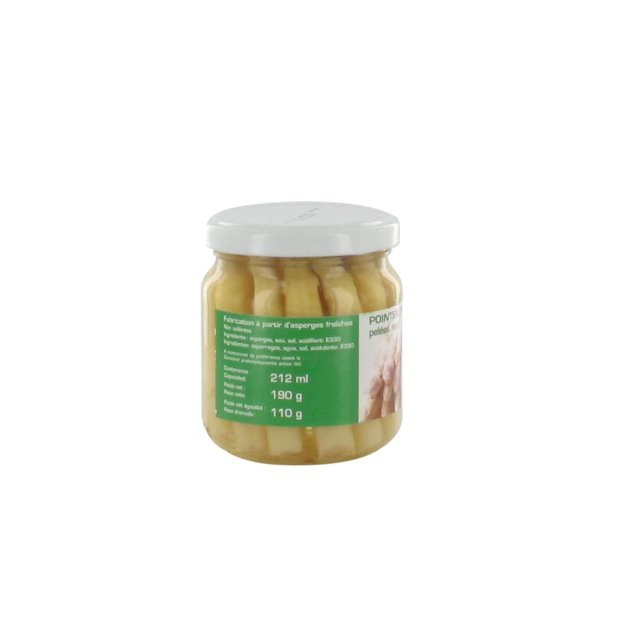 Leader Price Pointes d'Asperges Pelées Main 110g