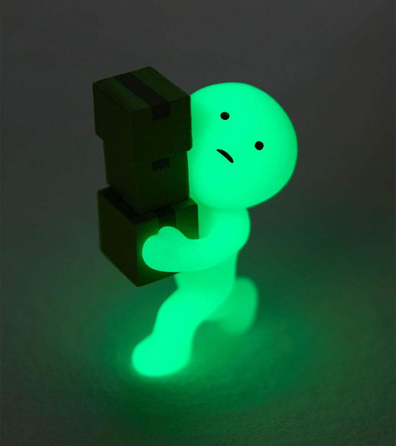 Smiski Moving figurine fluorescente boîte surprise phosphorescente