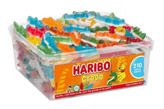 Stokomani Épicerie Bonbons crocodiles 1kg fruités