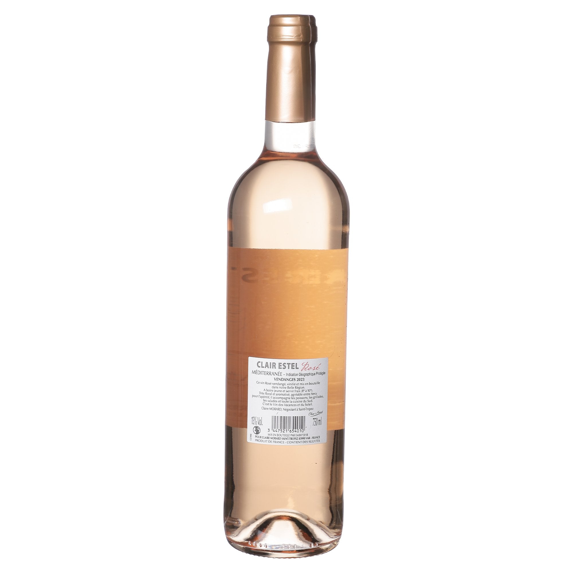 Clair Estel Méditerranée 2022 vin rosé Grenache