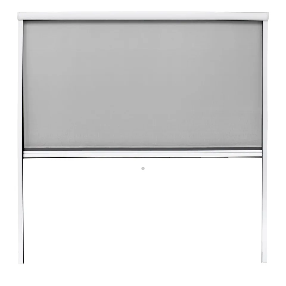 ECD Haus Wohnen moustiquaire enroulable fenêtre 160x160 cm blanc
