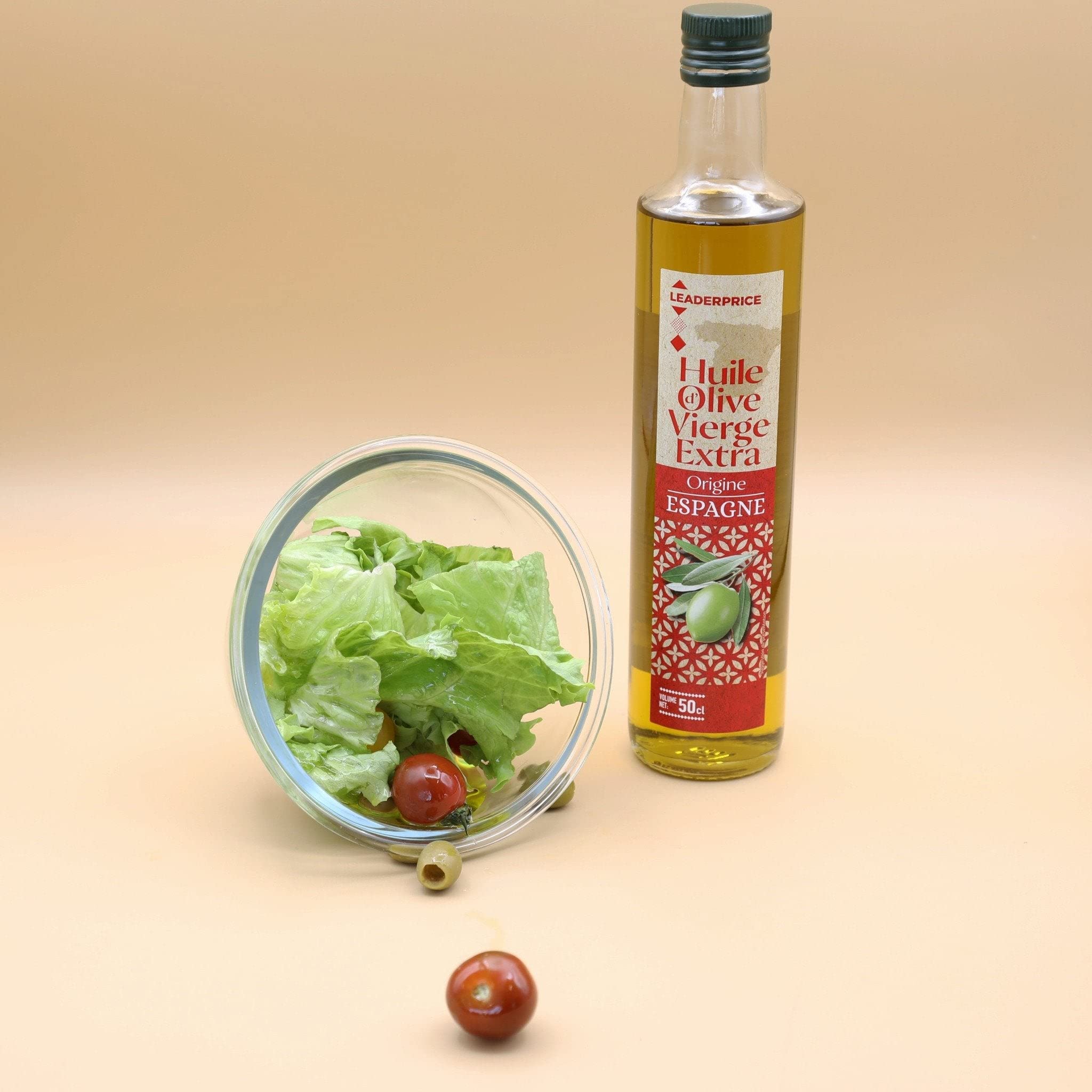Leader Price Huile d'olive vierge extra Espagne 500ml