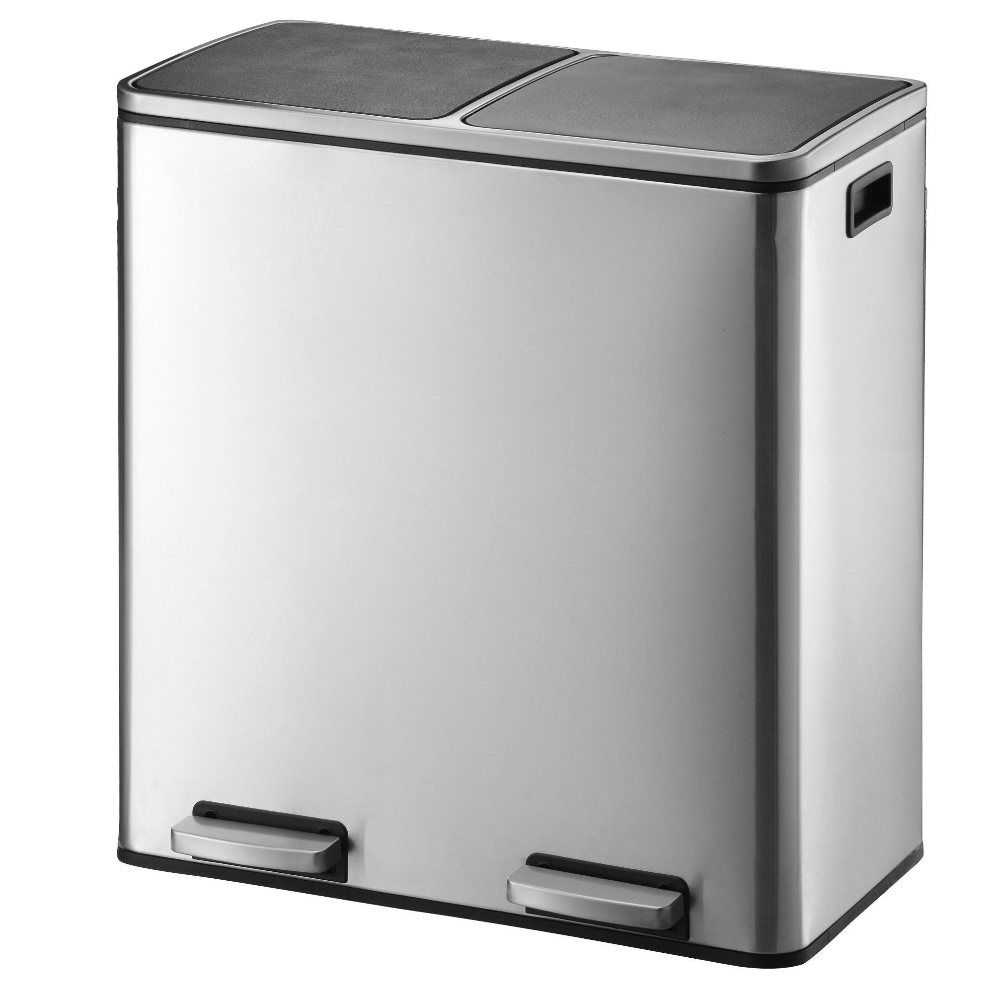 Red Deco Major poubelle cuisine 60L 2x30L inox à pédale