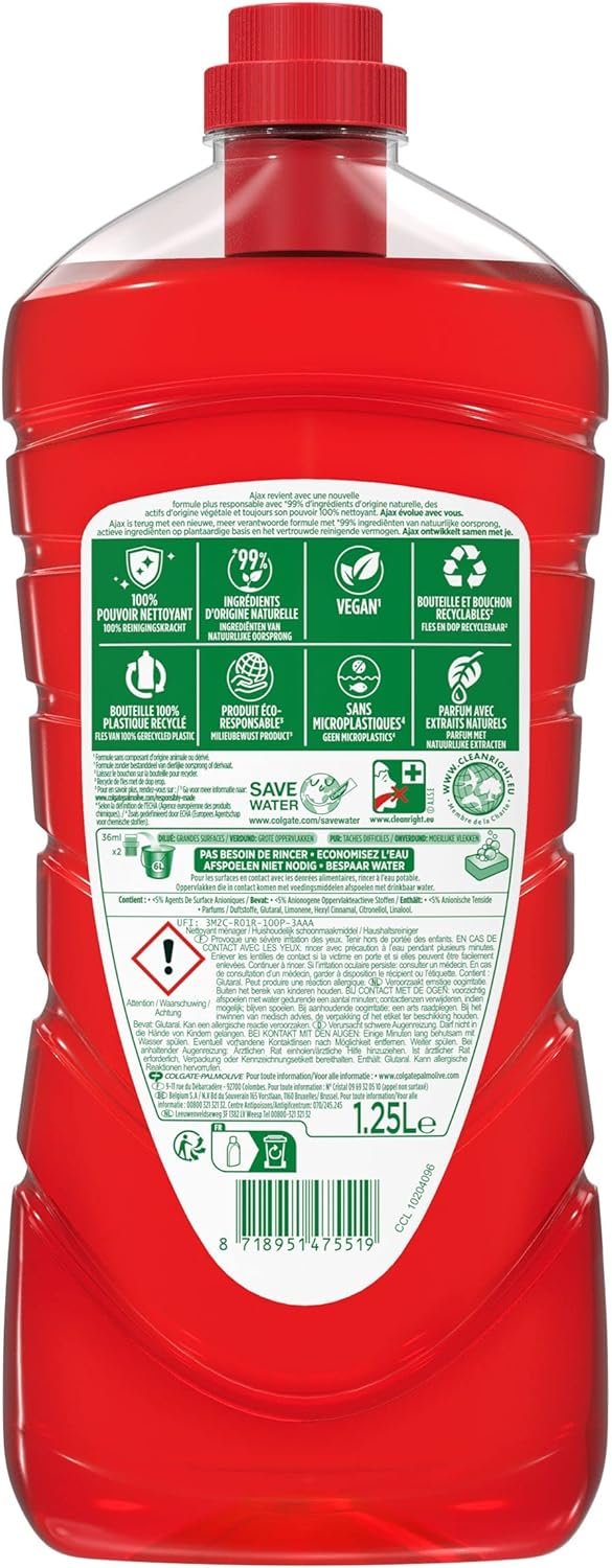 Ajax Nettoyant multi-usages fête des fleurs entretien maison