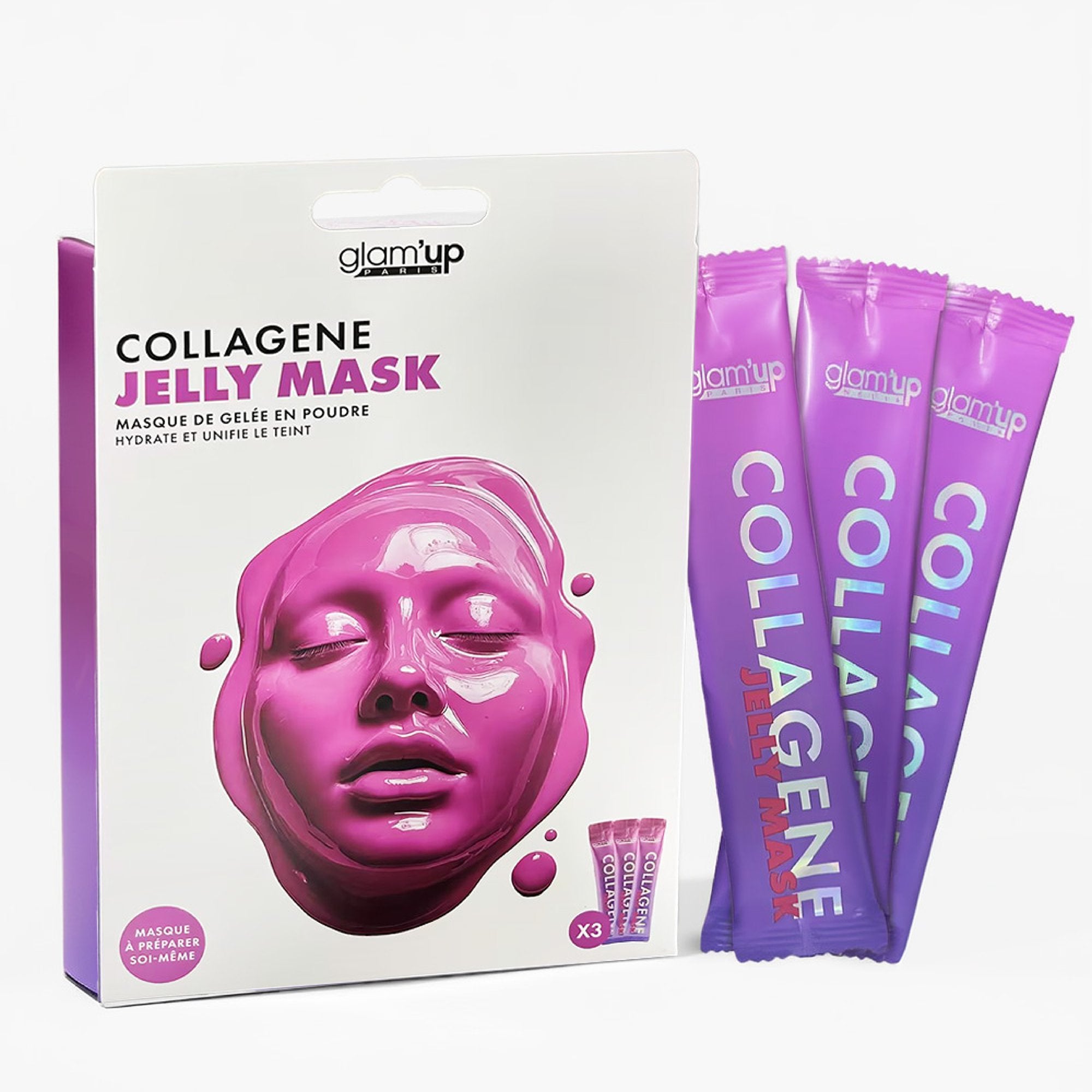 Stokomani Beauté et bien-être masque jelly collagène x3 poudre hydratant