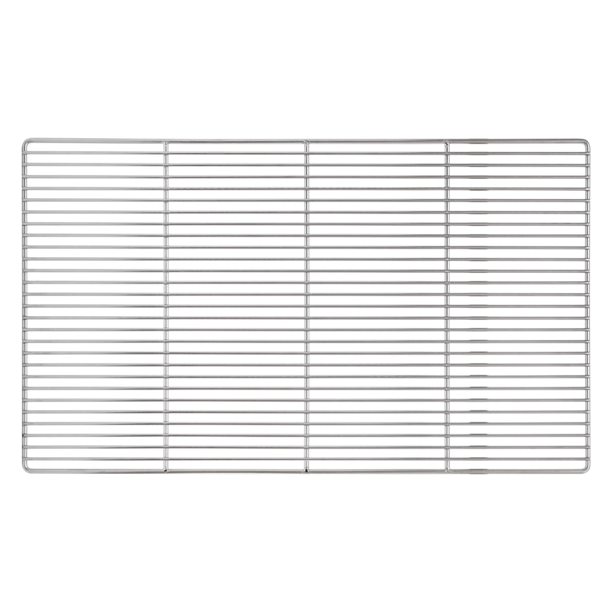 ECD Germany Grill grille barbecue inox 67x40 cm poignées