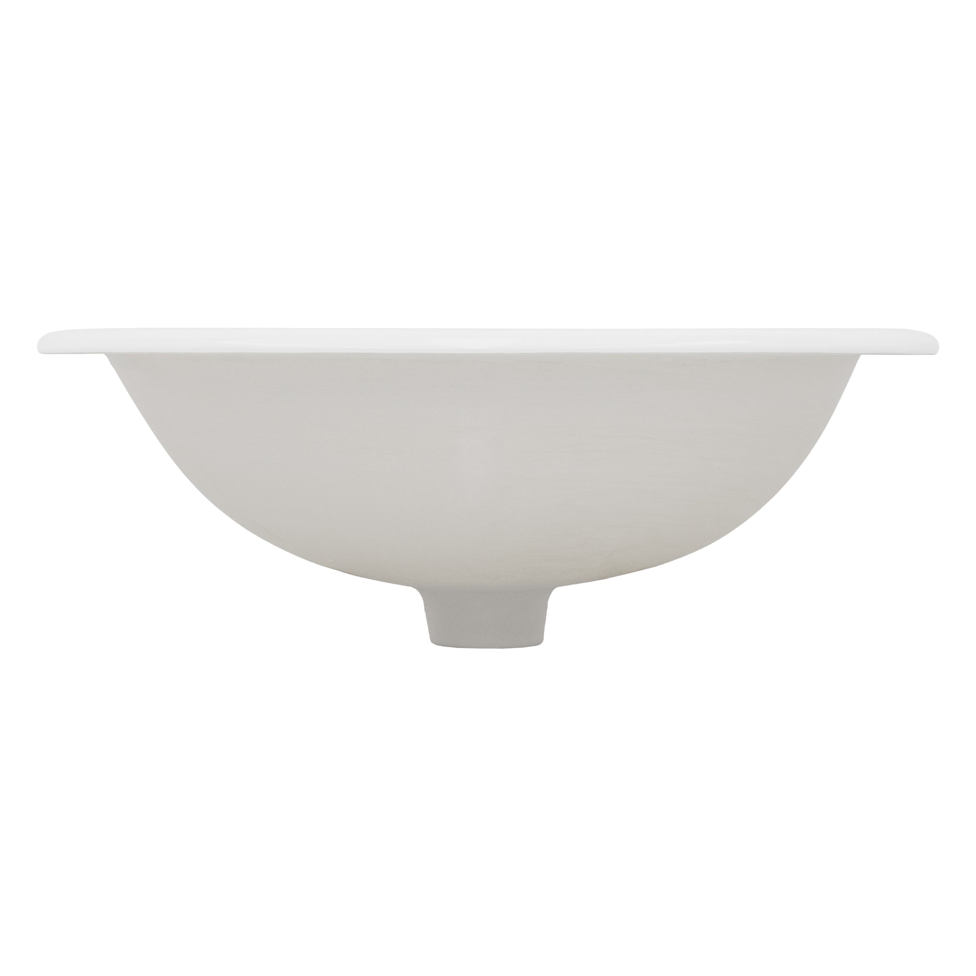 ECD Germany LuxeBath lavabo céramique 57 cm blanc avec bonde