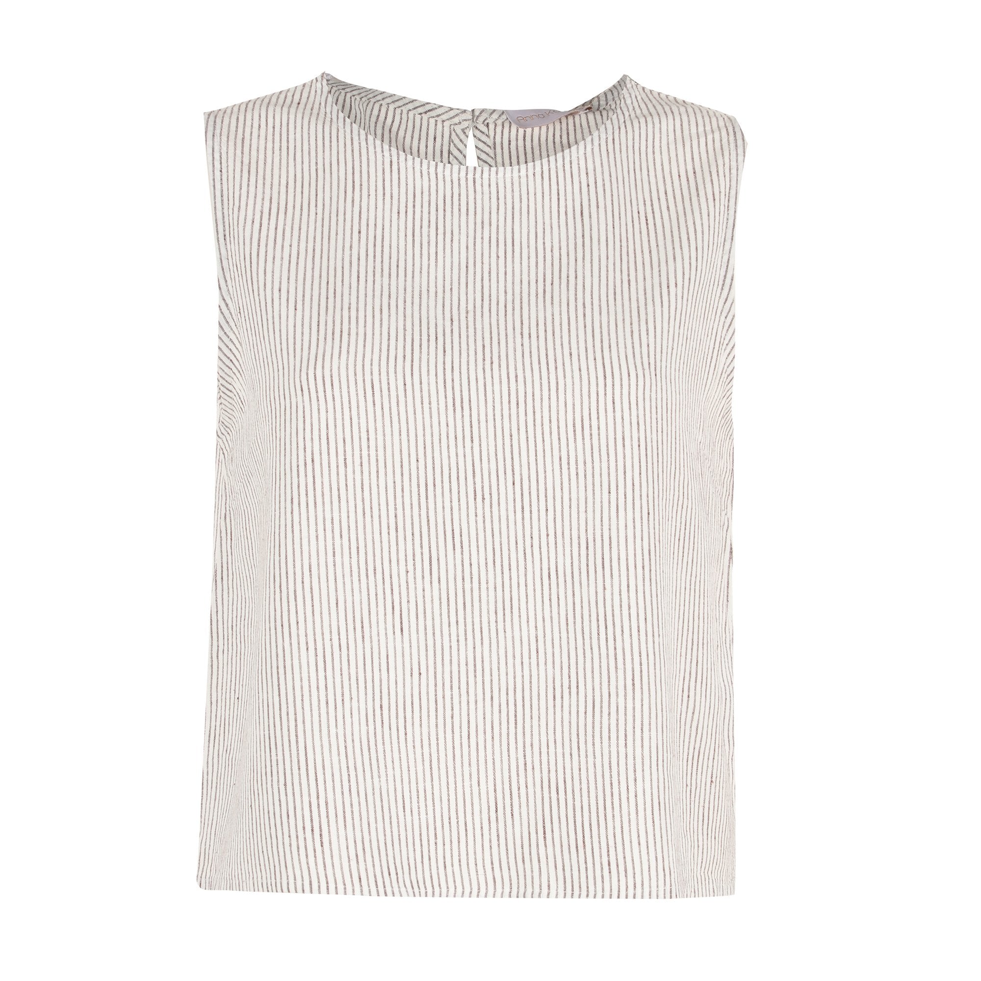 Stokomani Mode top sans manches marron femme