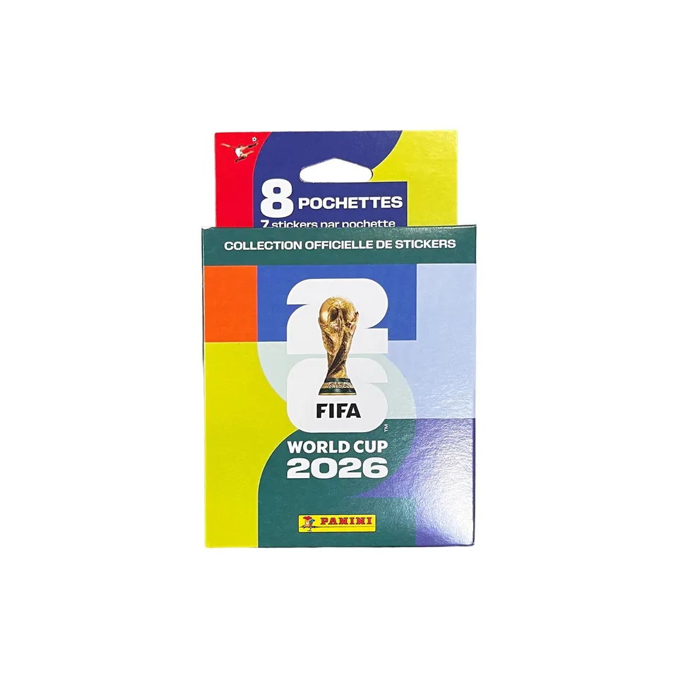 Panini Coupe du Monde FIFA 2026 blister 8 pochettes stickers