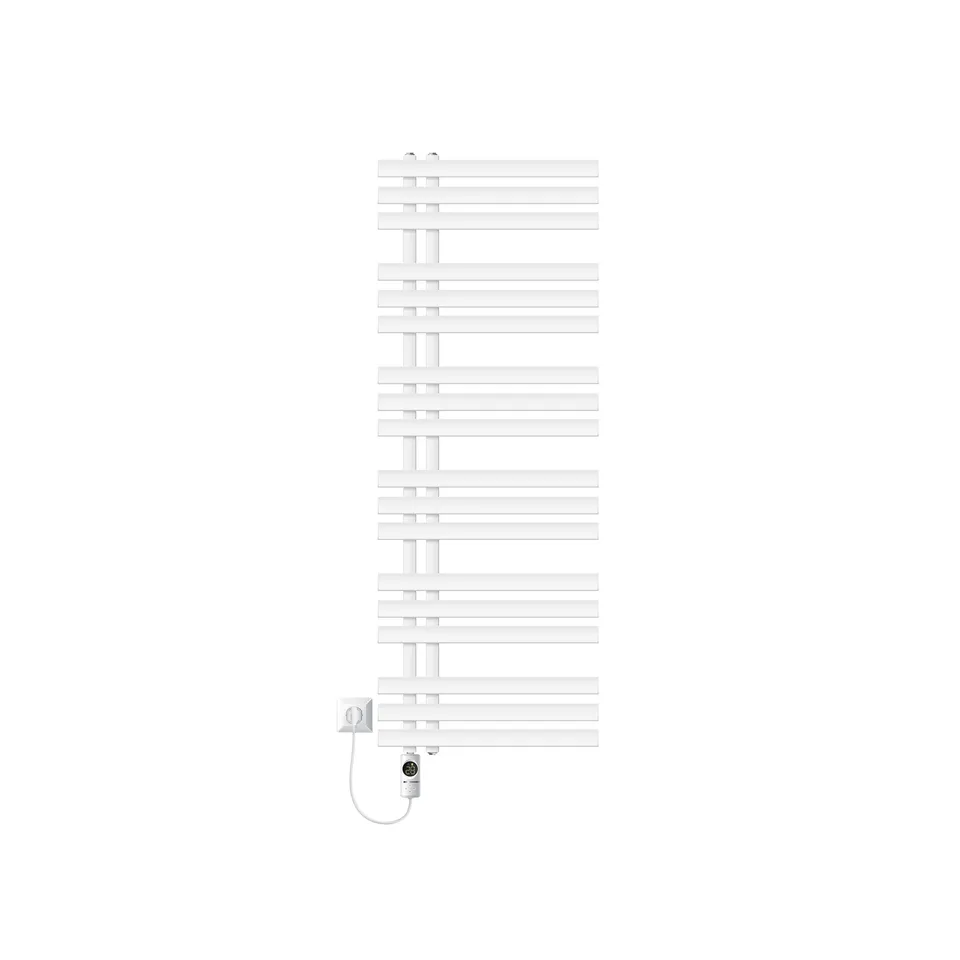 LuxeBath Sèche-serviettes blanc 500x1400 mm 1200W central
