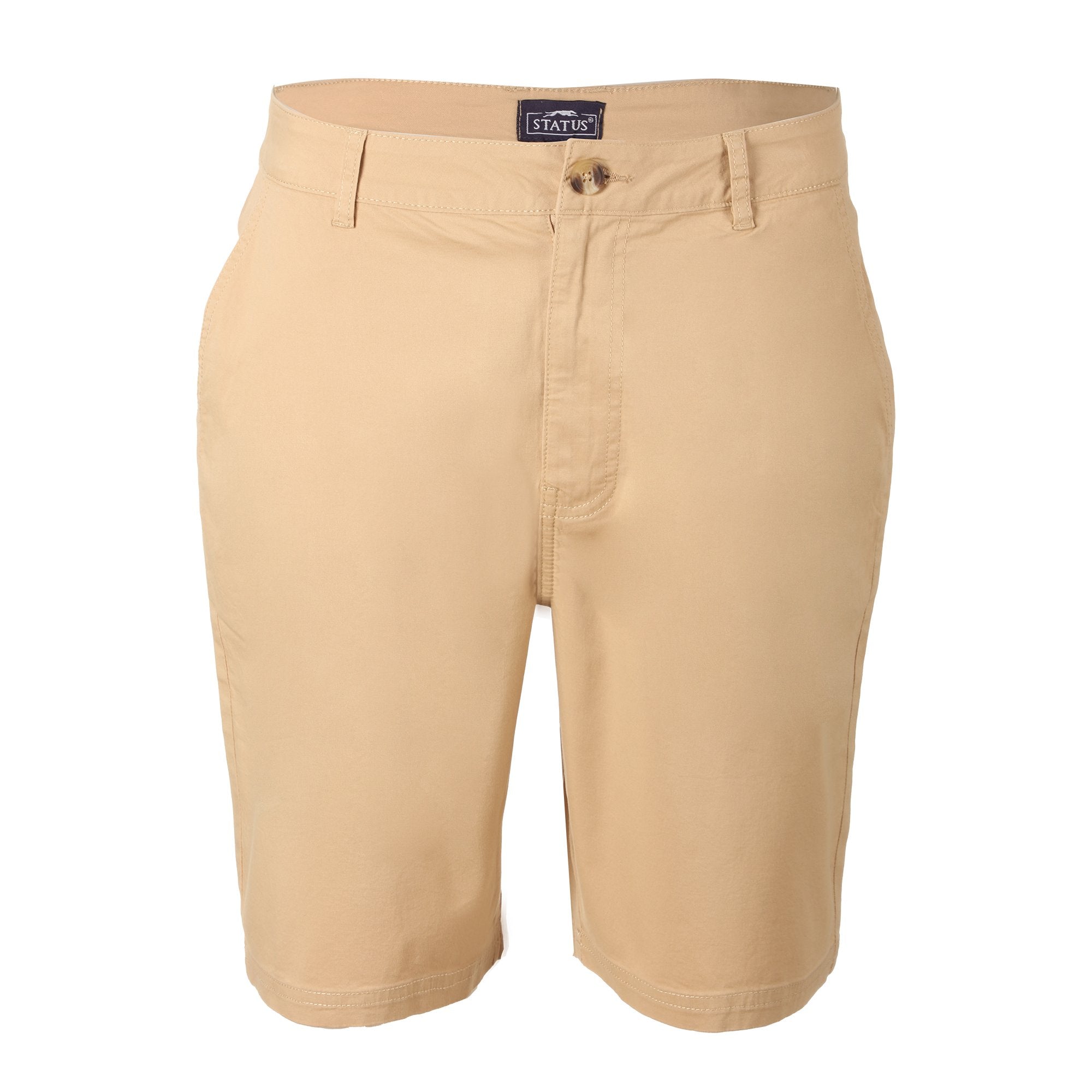 Stokomani chino bermuda beige homme coton été