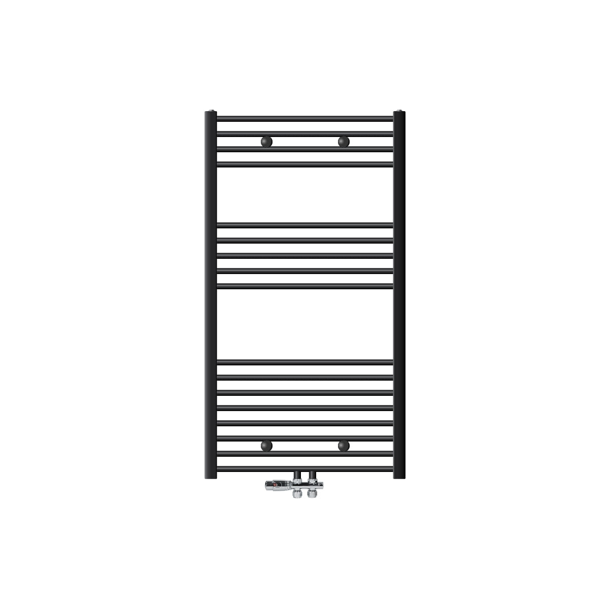 ECD Germany Heizungen sèche-serviettes 750x1200 anthracite courbé
