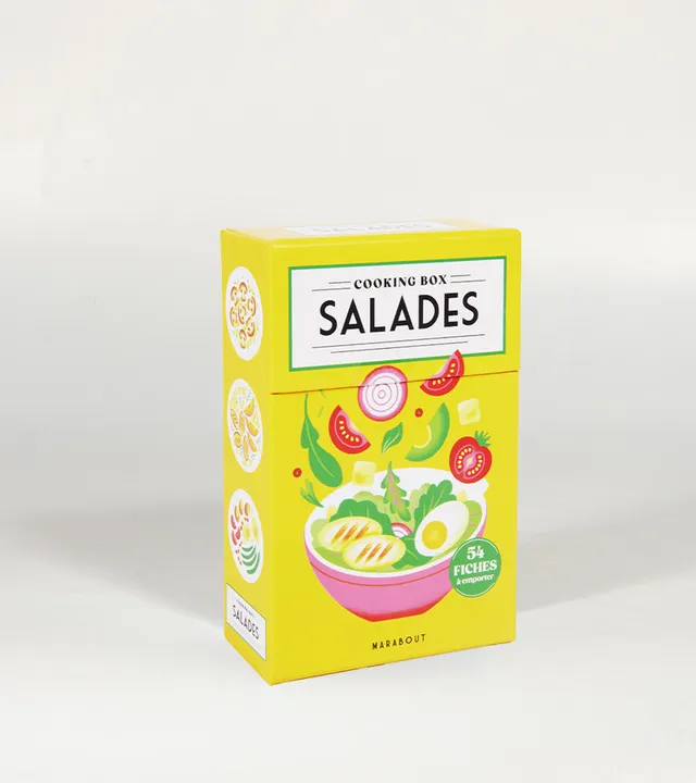 L'avant gardiste Cooking box Salades boîte fiches recettes
