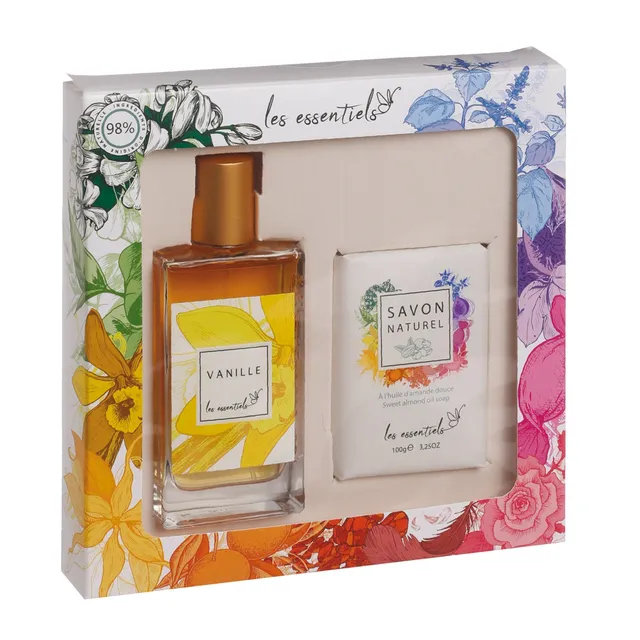 Stokomani Beauté et bien-être coffret parfum vanille 80ml + savon 100g