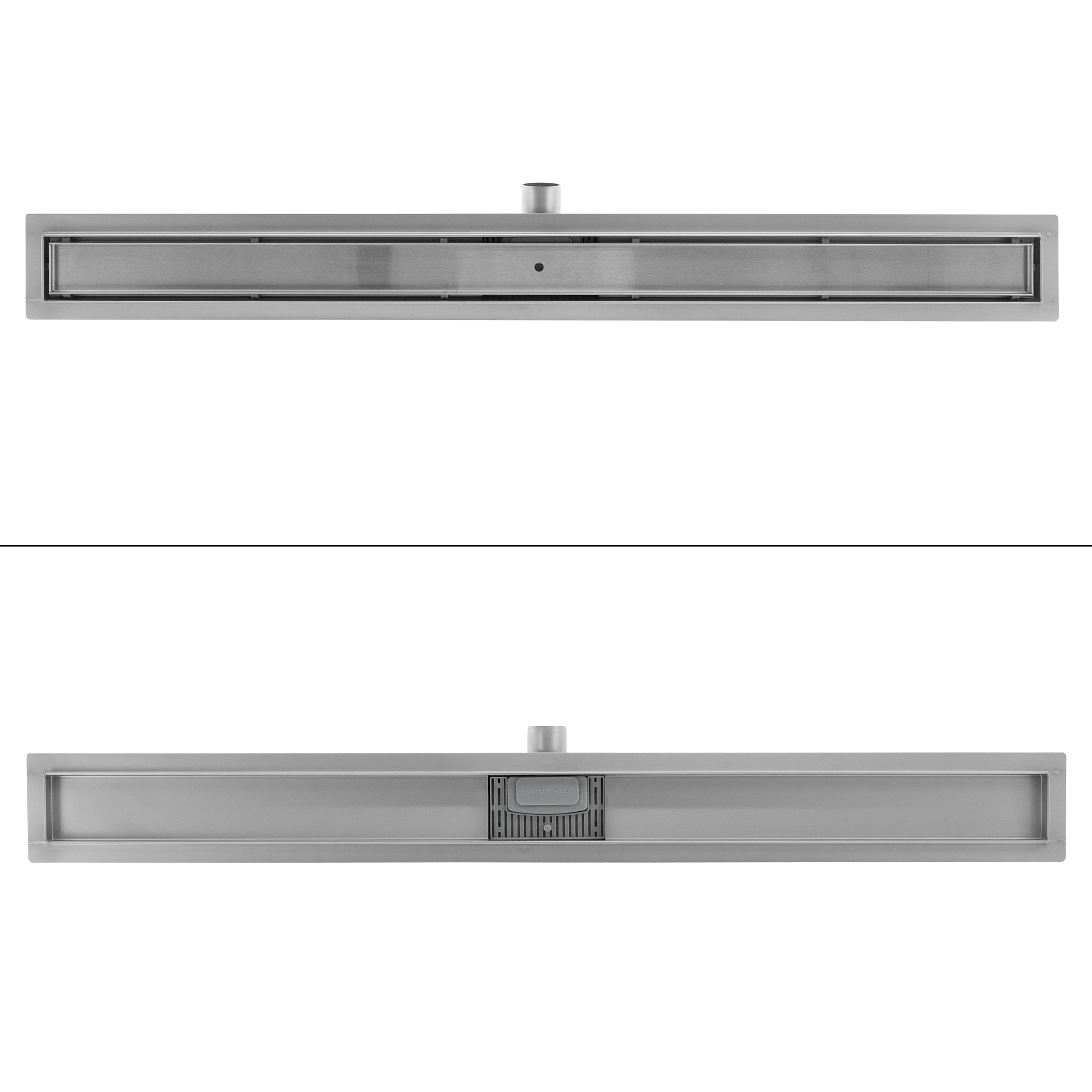 ML-Design Caniveau douche inox 100 cm carrelable
