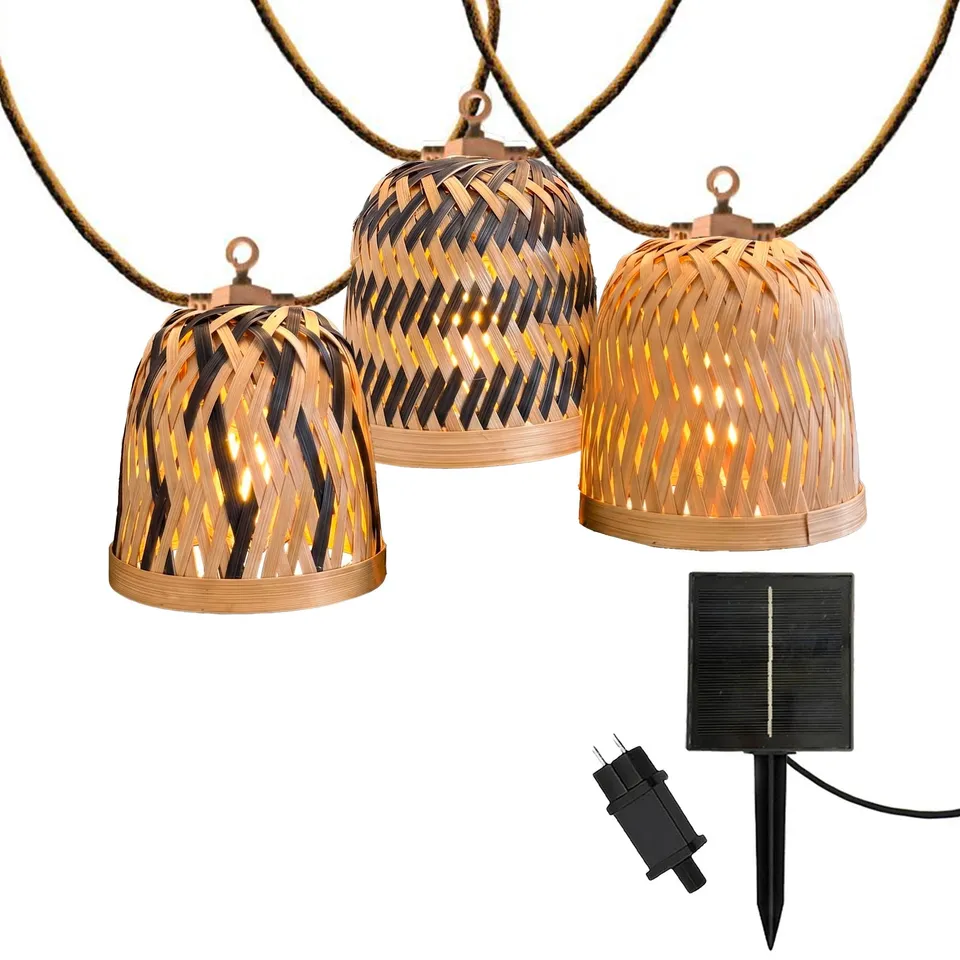 Red Deco Lina Light guirlande lumineuse bambou LED blanc chaud 8m