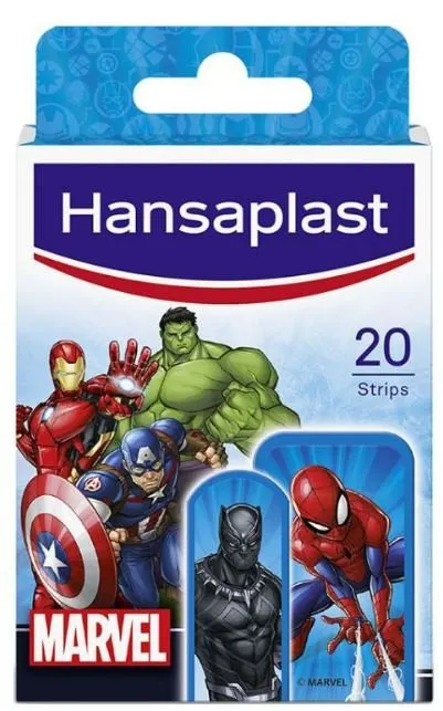 Stokomani Beauté 20 pansements Avengers motifs enfants boîte