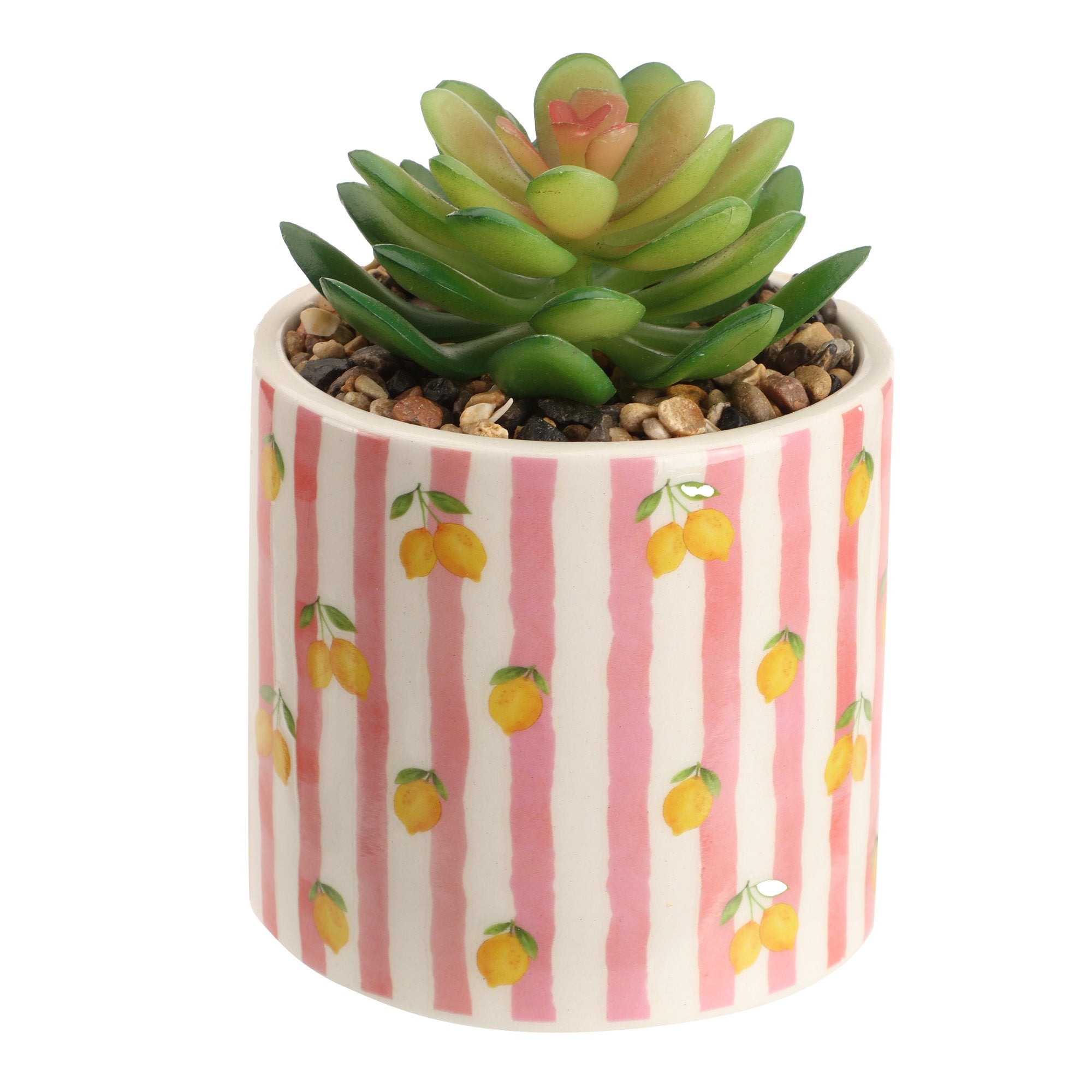 Stokomani Maison plante artificielle pot fruits 13 cm déco