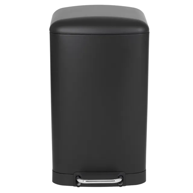 Red Deco Greenwich poubelle cuisine 40L noir mat inox