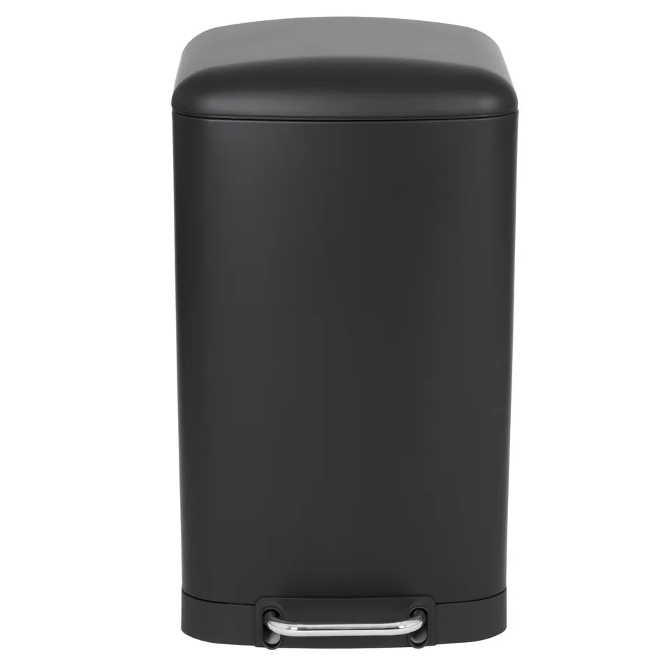 Red Deco Greenwich poubelle cuisine 40L noir mat inox
