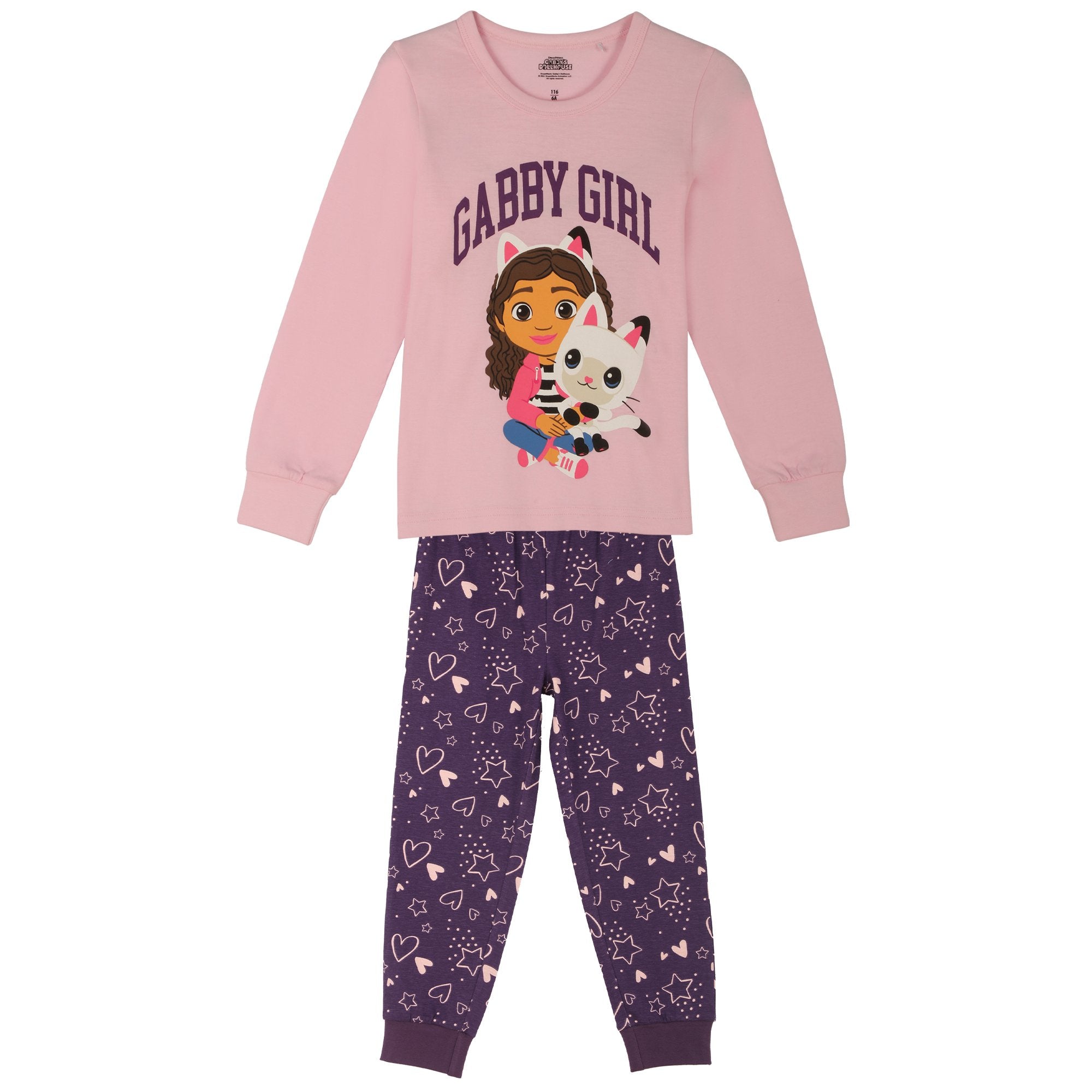 Stokomani pyjama enfant bas resserré rose 4/8 ans nuit