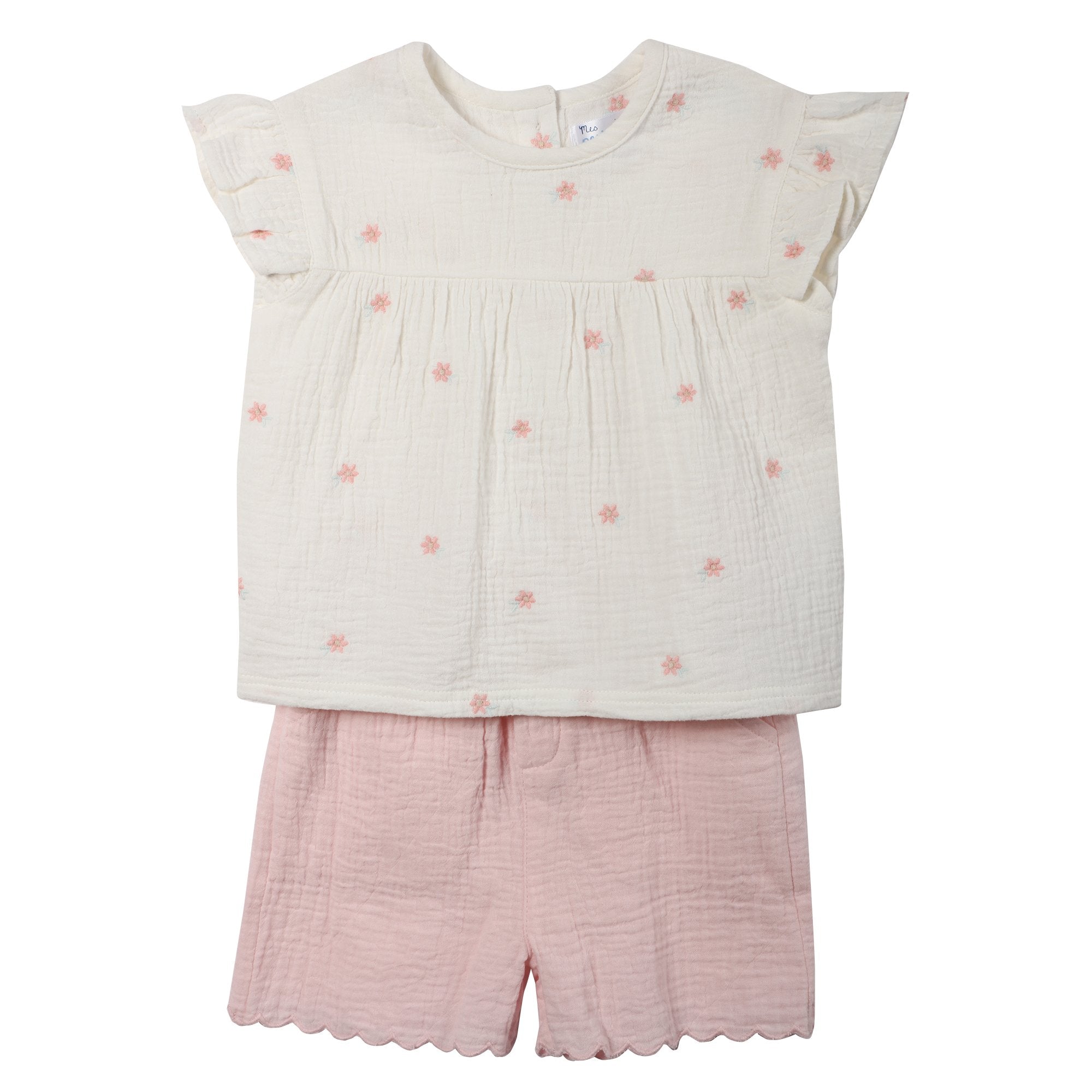 Stokomani Mode ensemble blouse et short 12M été