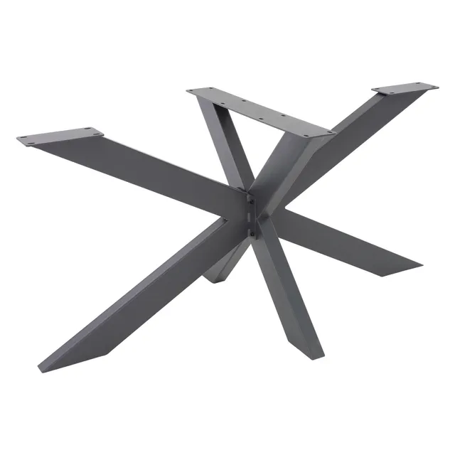 ML-Design pied table acier noir XX 150x78x71 cm 150 kg