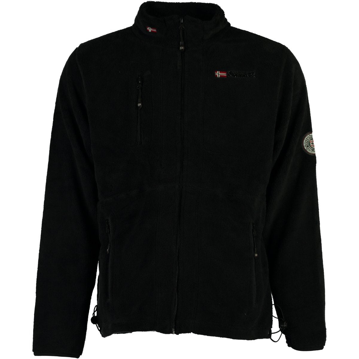 Stokomani Mode polaire zippée bleu foncé L