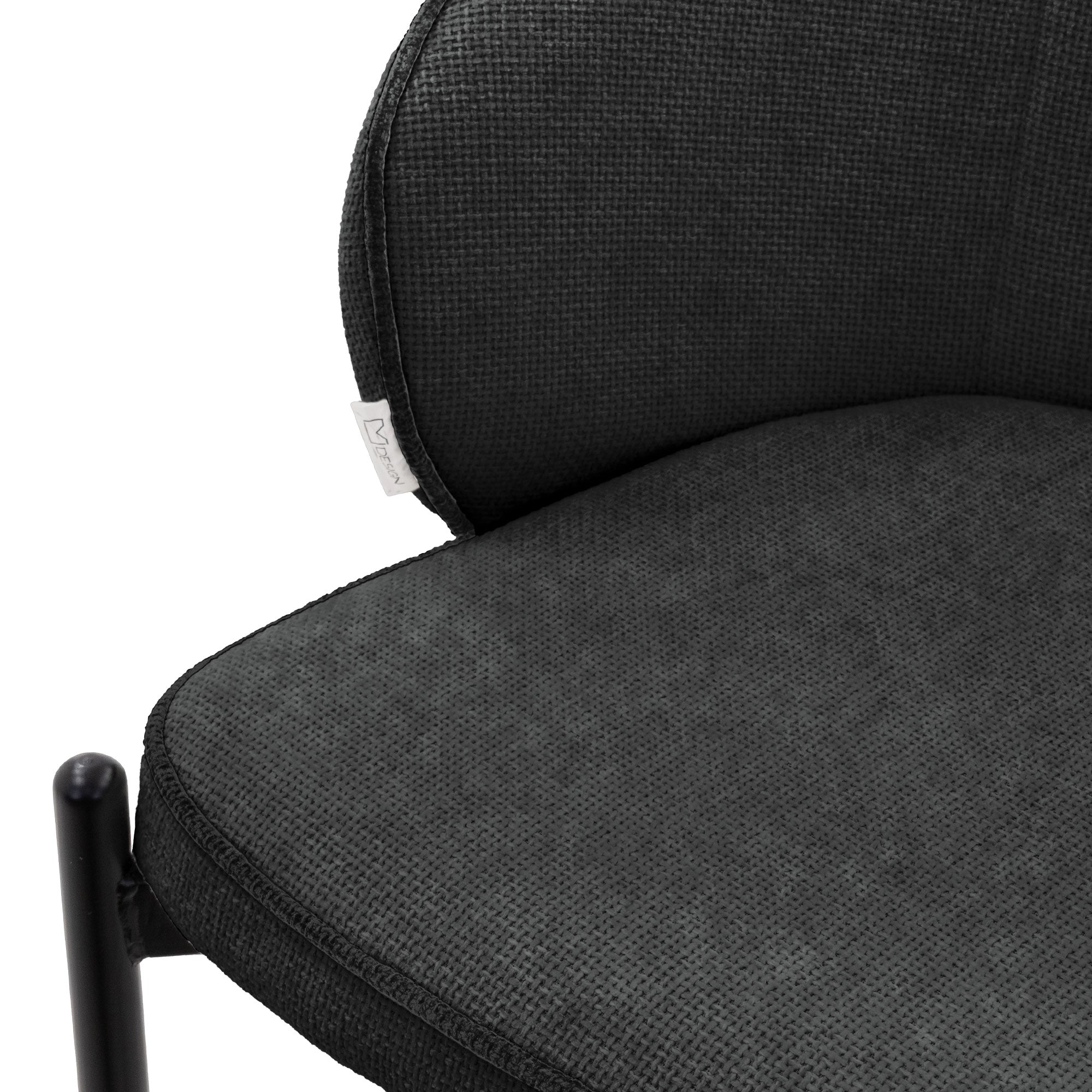 ECD Germany Möbel lot 4 tabourets bar anthracite tissu