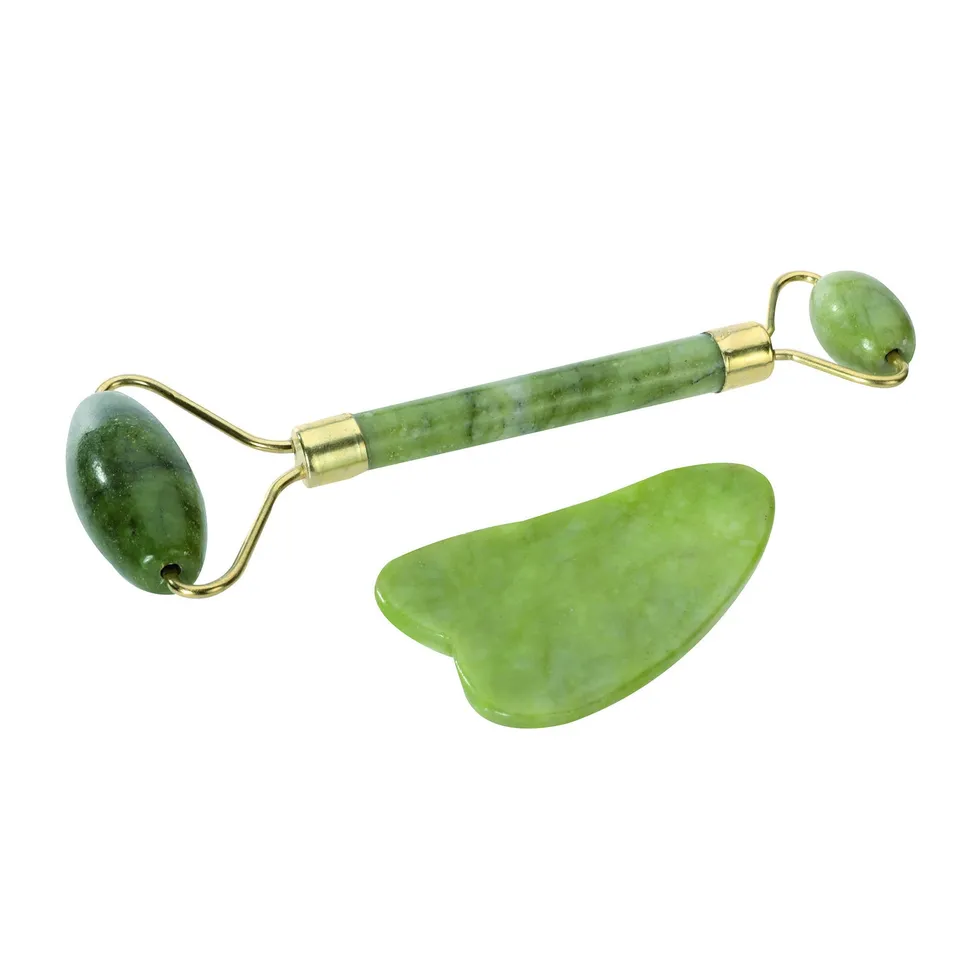 Stokomani Beauté coffret rouleau massage + gua sha visage