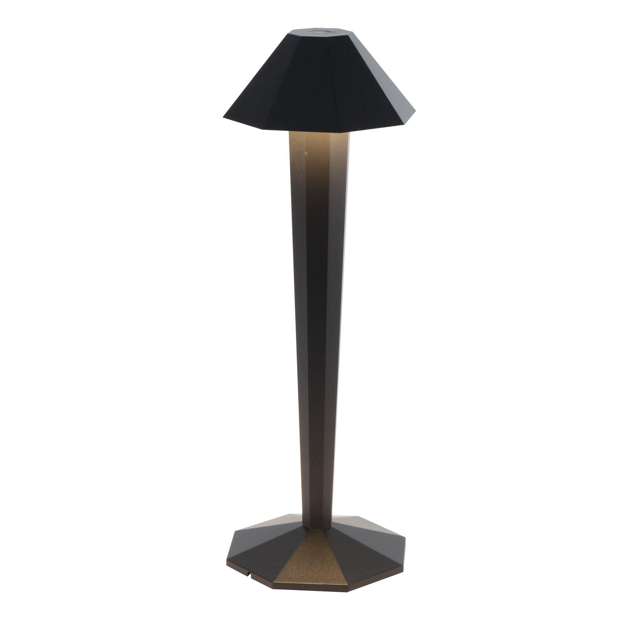 Red Deco Krypton Black lampe de table noire H35cm