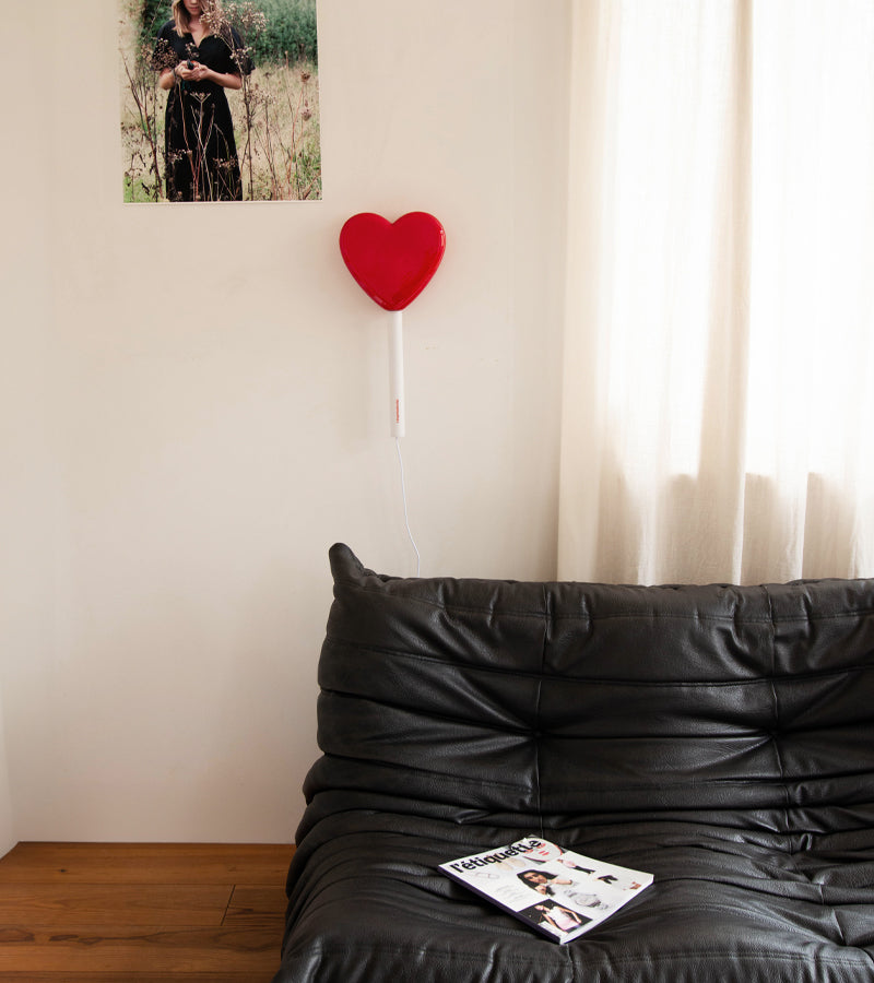 L'avant gardiste Déco Lampe murale Sucette Cœur chambre